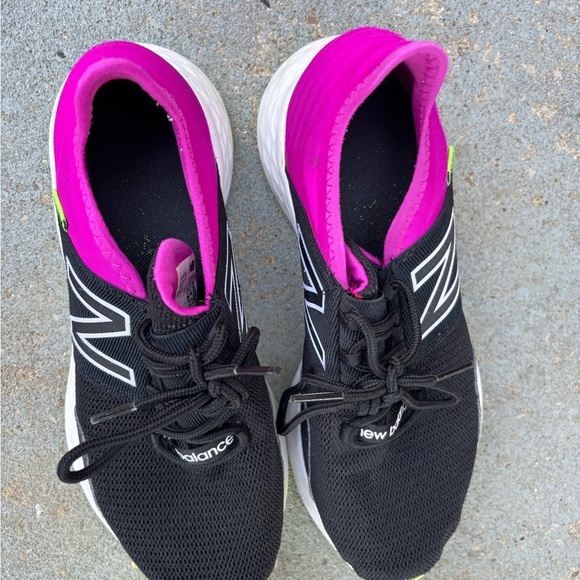 New Balance Women's Black and Purple Sneakers - Picture 3 of 7